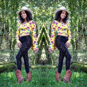 Black Velvet Legging - Warrior Within Des